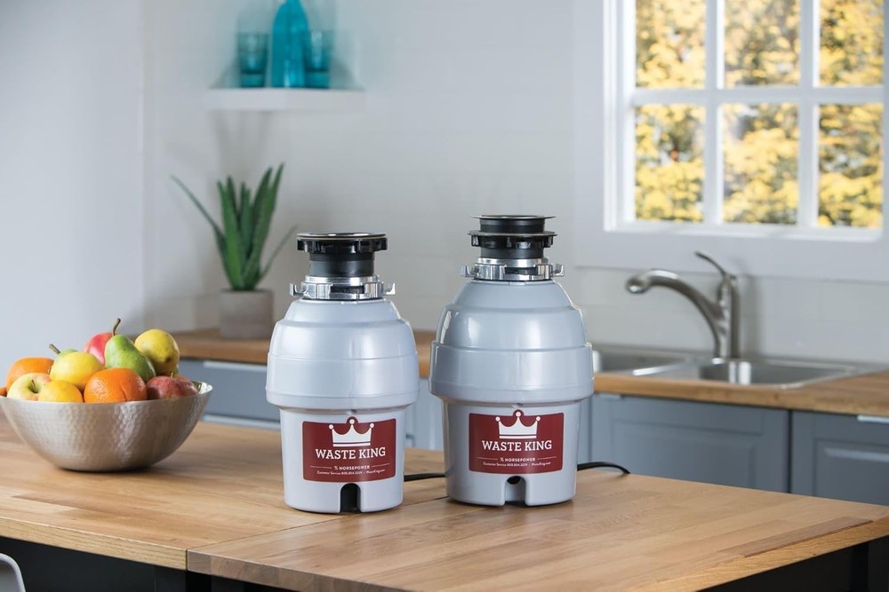 Garbage Disposal for Kitchen Sink with Power Cord, Food Waste Disposer,