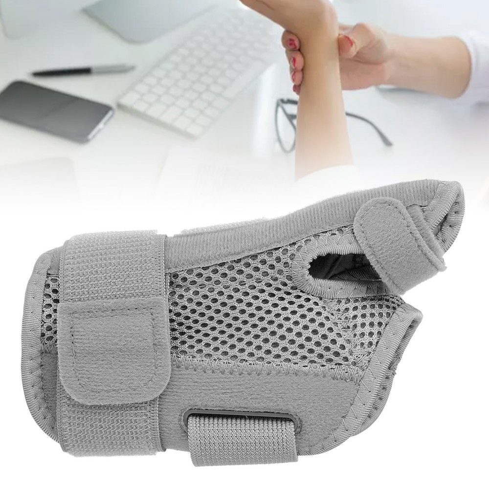Thumb Stabilizer Brace Left Right Hand Fixed Dual Support Wrist Guard Adjust CHU
