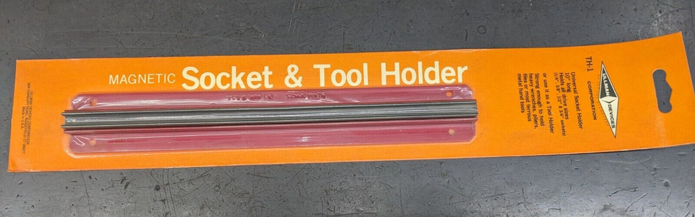 Ullman Devices Magnetic Socket & Tool Holder 10" Long Universal TH-1 USA