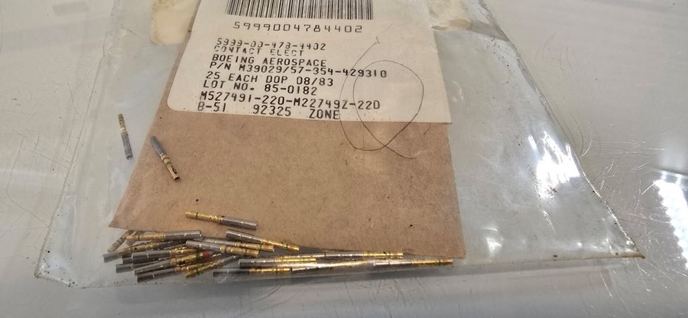 (50) MILITARY STANDARDS CONTACTS M39029/57-354 5999-00-478-4402