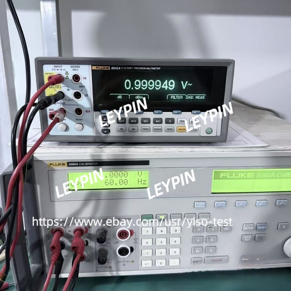 Fluke 8845A Digital Multimeter 6.5 Digit Precision Multimeter /Good function #$