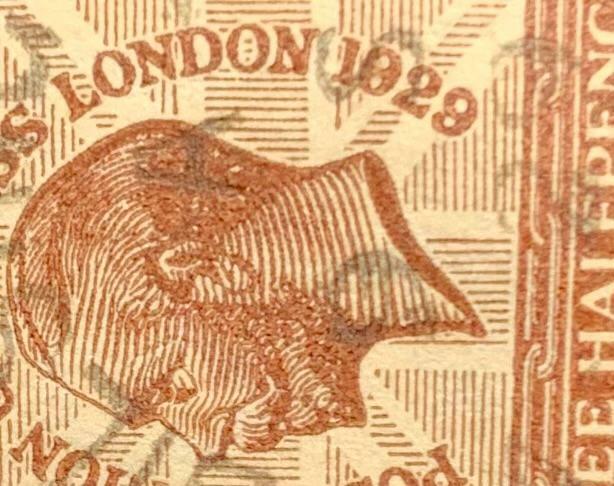 GV '1829' ERROR VFU / SG436c var / Spec NCom7c / CDS