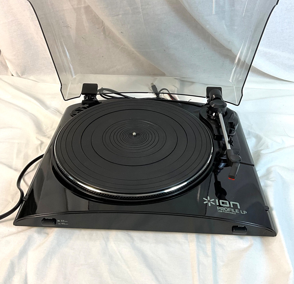 ION PROFILE LP USB TURNTABLE TESTED - WORKS