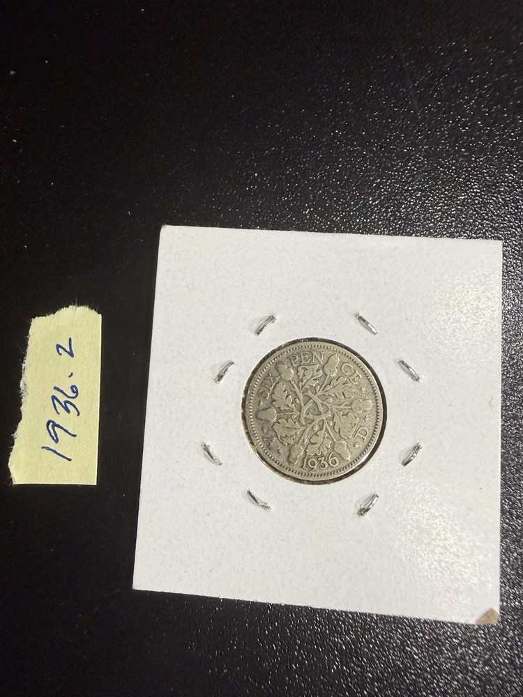Great Britain, Six Pence 1936 silver coin
