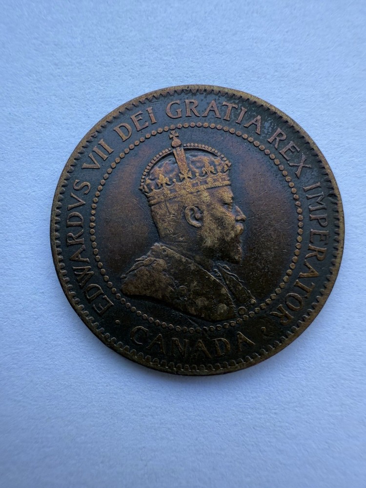 🔥 1903 CANADA LARGE CENT – EDWARD VII – HIGH GRADE – TONED 🔥