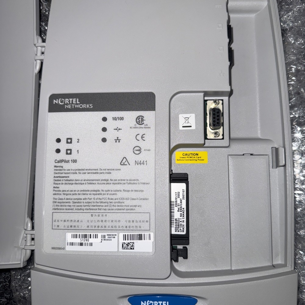 Nortel Network CallPilot 100 Voicemail System