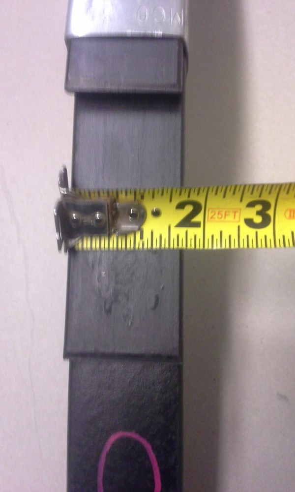 Slipper Spring, open end, Reverse hook, 26.5 3 leaf, 1750# 1.75 wide