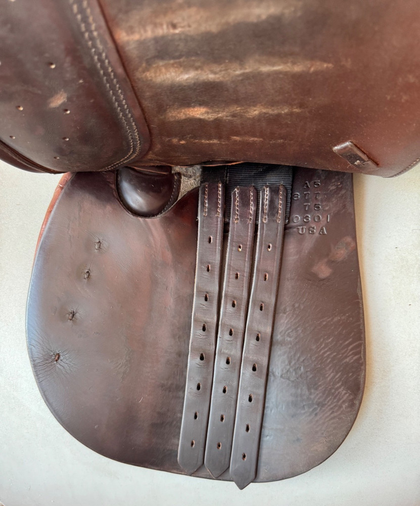 17" Tad Coffin A5 Performance Saddle - Grain / Calf