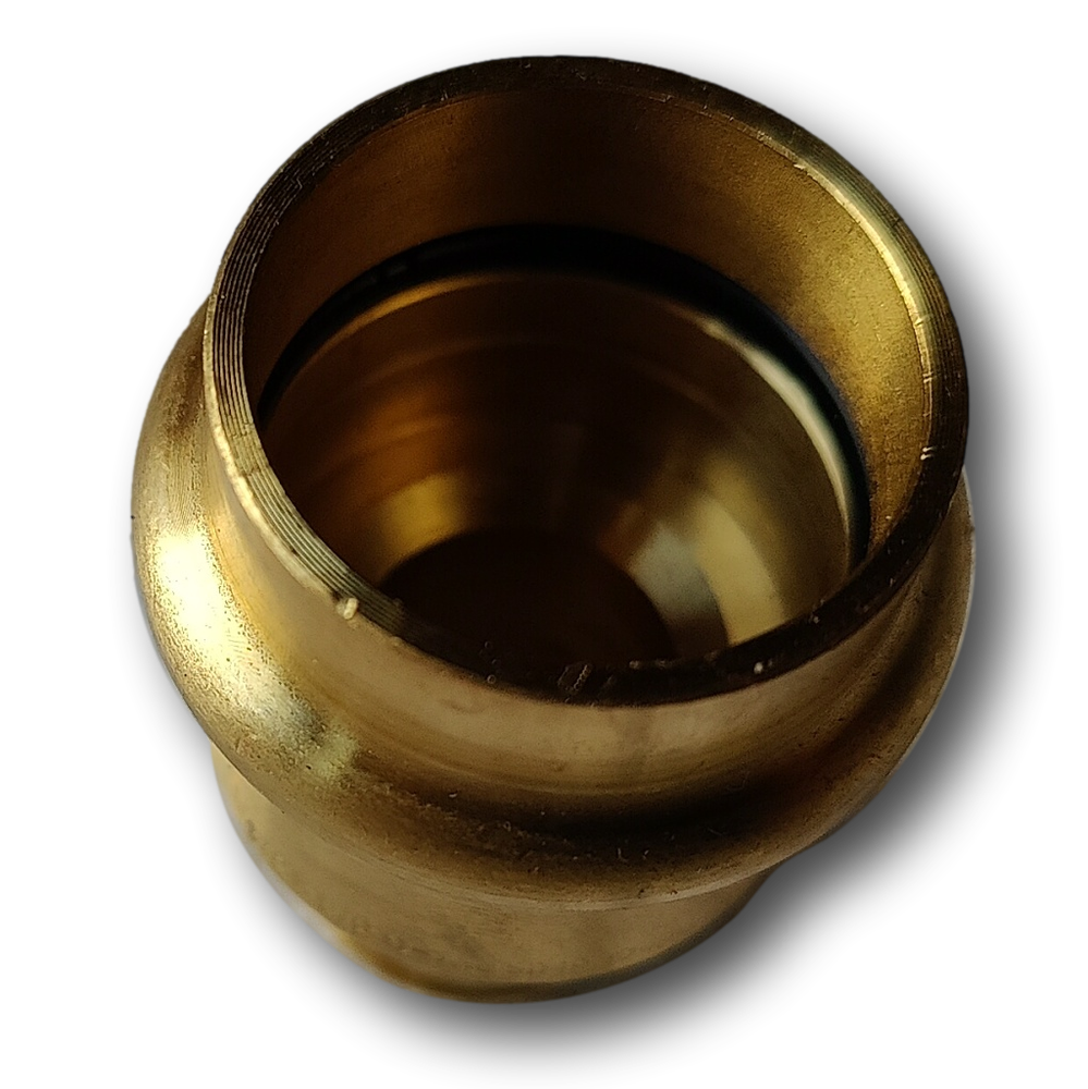 1 Pc. 3/4" Press x 3/4" Pex Coupling, Replace for 3/4" Press Fit coupling, Brass