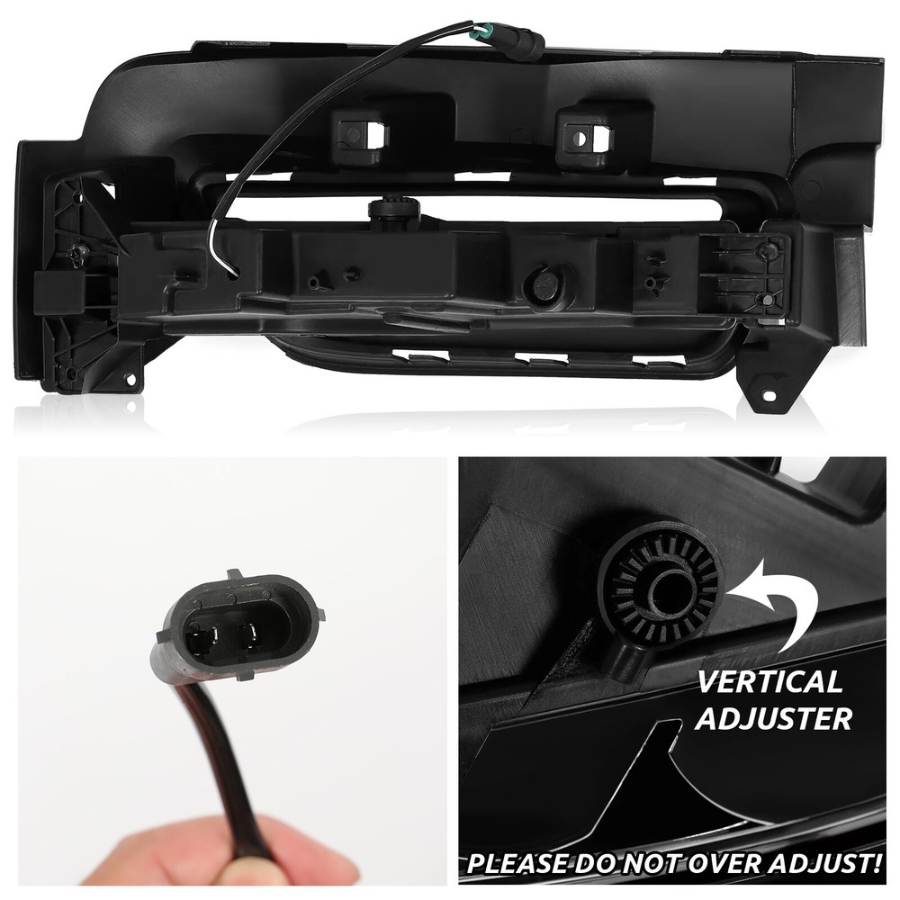 Fog Lights Lamp w/Switch LED For Dodge Charger 2015-2022 Driver & Passenger Side