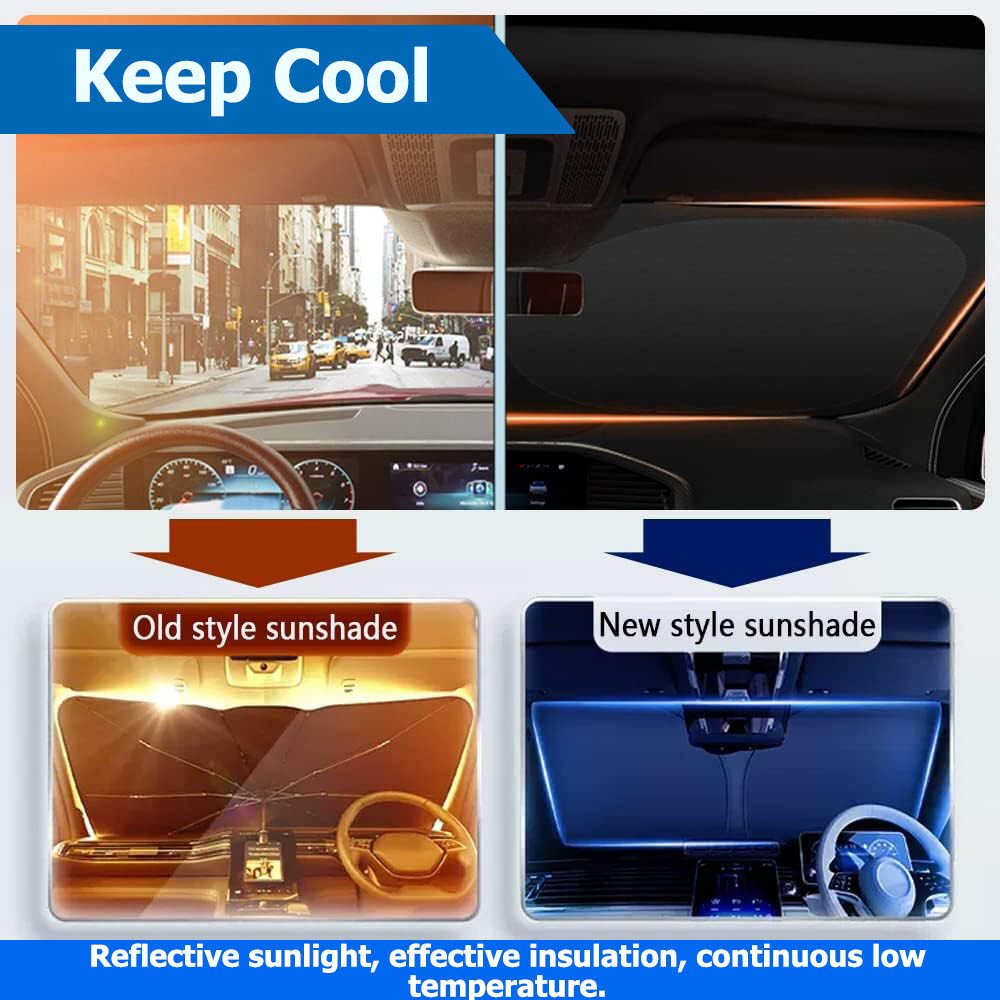 Foldable Car Front Rear Window Sun Shade Cover Windshield Visor UV Protection