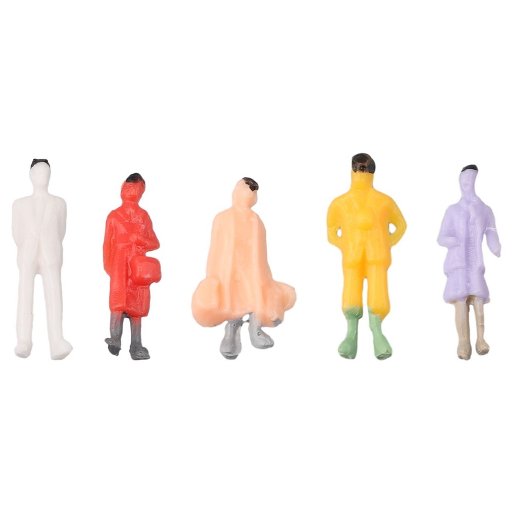 Railway Train Layout Painted Figures HO Scale Mixed Batch Model People Passenger