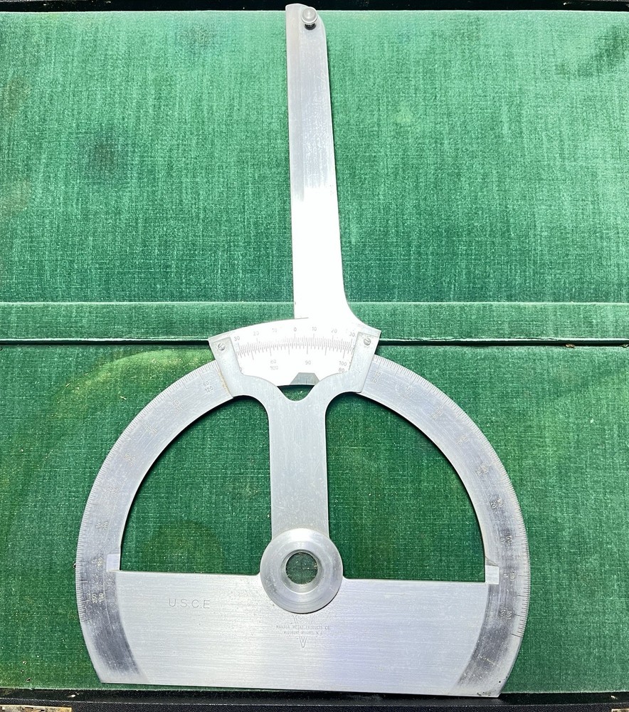 Mantua Metal Products U.S.C.E Protractor Used