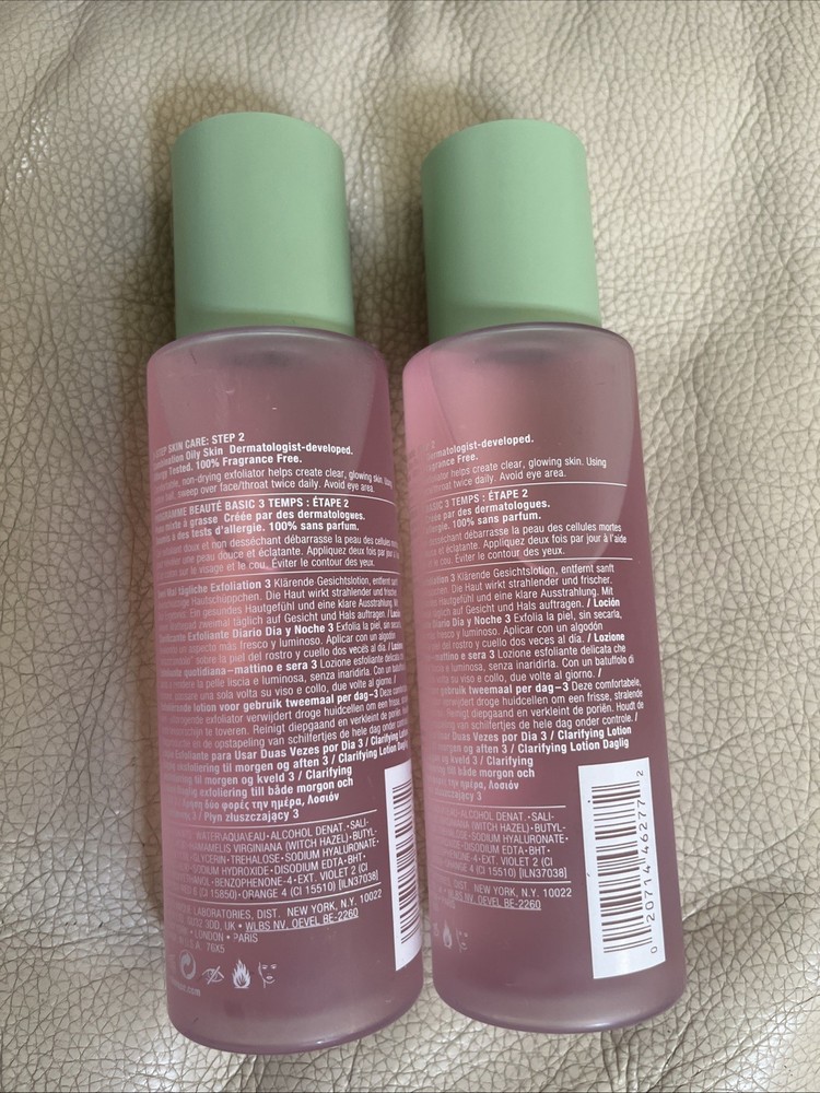x2 Clinique Clarifying Lotion #3 (200ml) Each