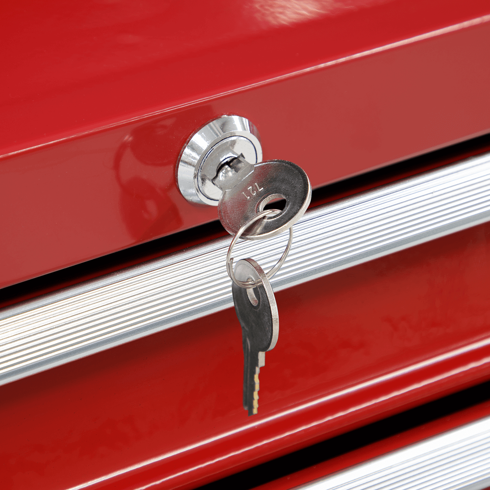 Sealey American Pro 3 Drawer Mid Tool Chest Red