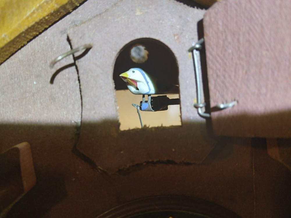 VINTAGE CUCKOO CLOCK WITH  E. SCHMECKENBECHER MOVEMENT