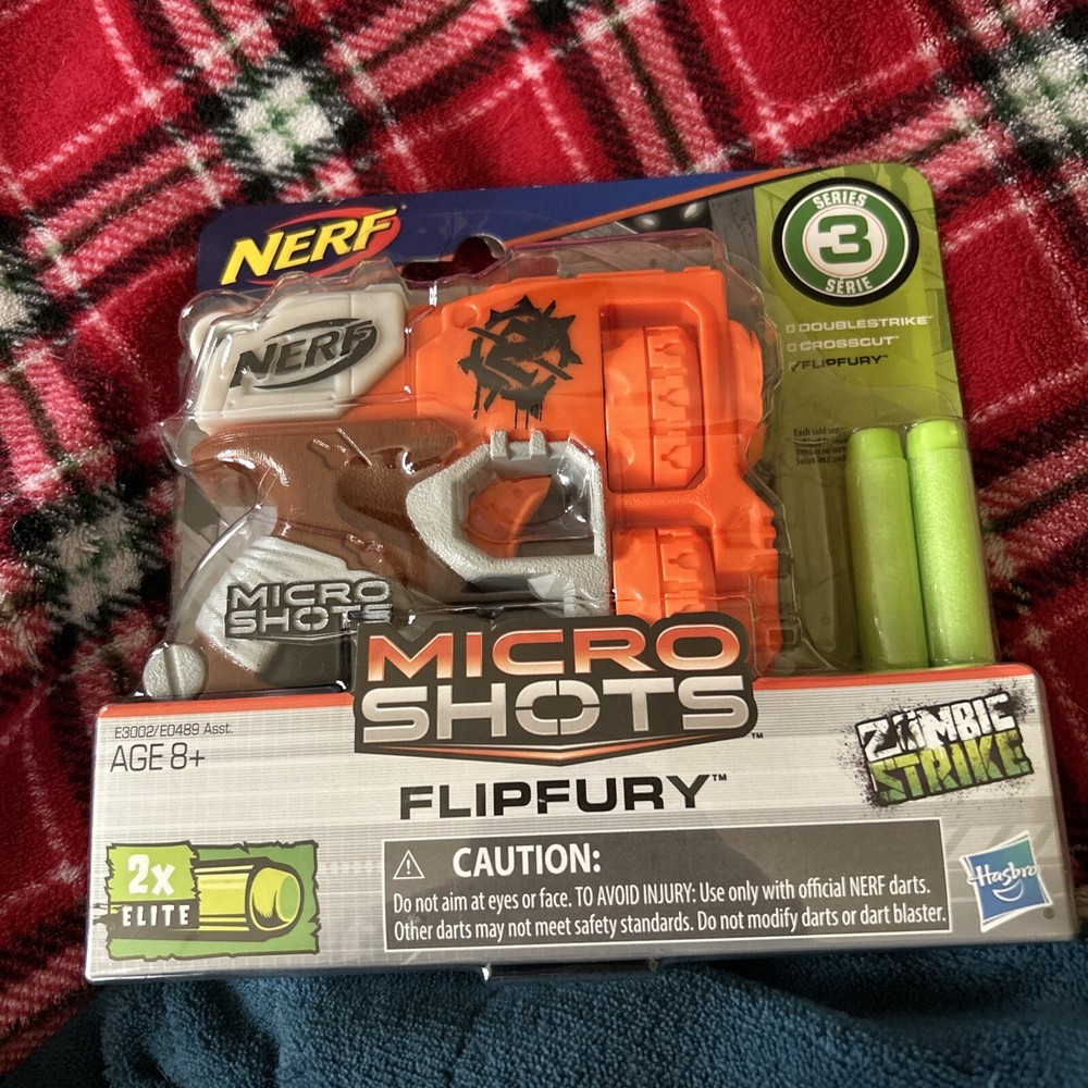 Nerf Micro Shots Flipfury Zombie Strike  Ages 8+