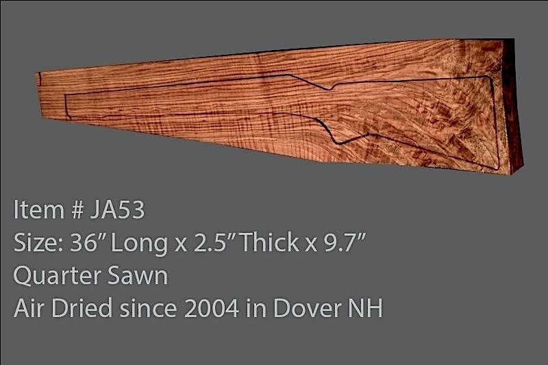 Turkish Walnut rifle stock gun blank, JA53