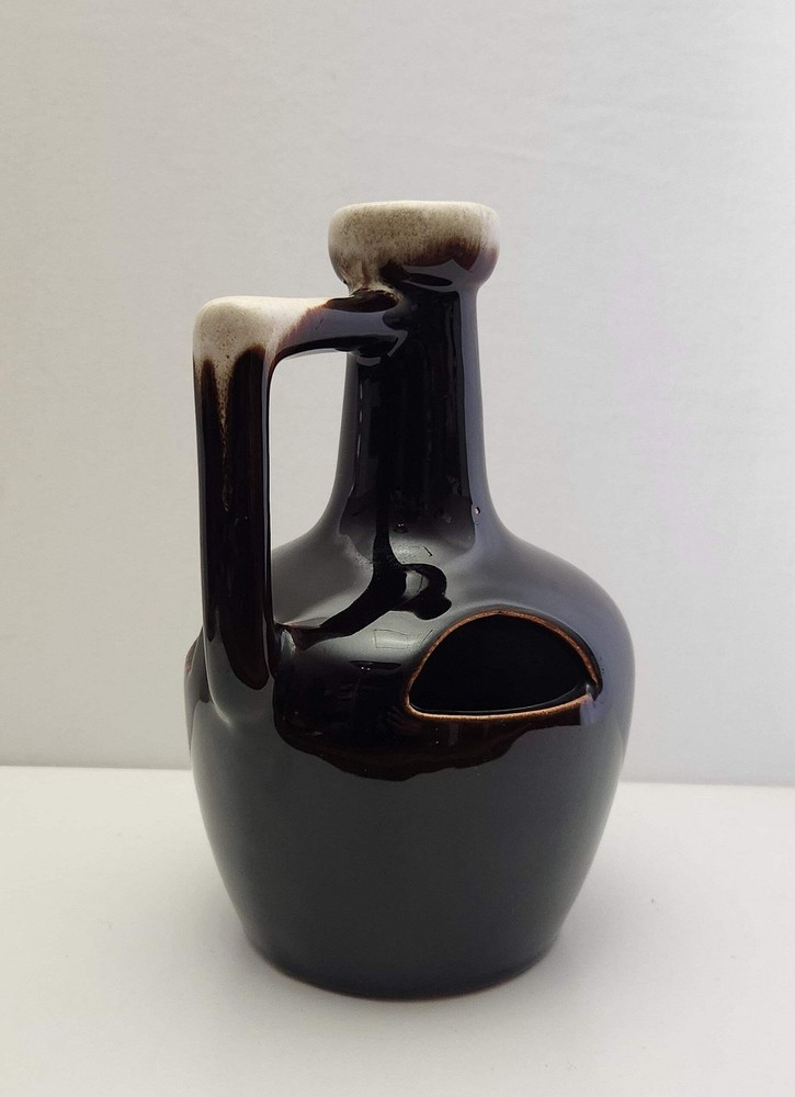 Vintage Stoneware Drip Glaze Strawberry Planter