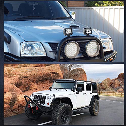 2PCS Base Mounting Brackets Universal Kits for LED Light Bar, Slide Bracket