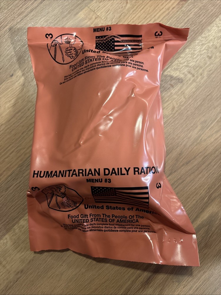 Humanitarian daily ration, Menu 3#, Inspection Date 06/25