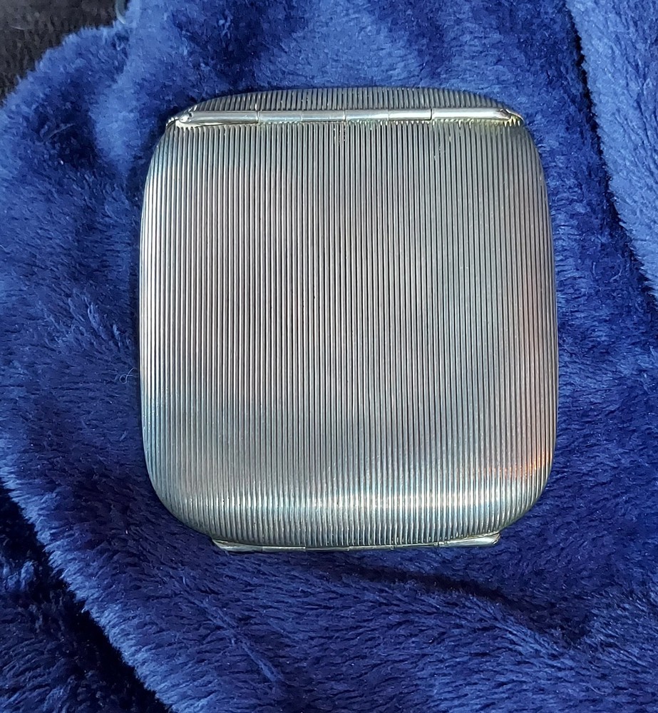 Art Deco Cigarette Case 925 Gresham Spring Hinges 3.6 Oz