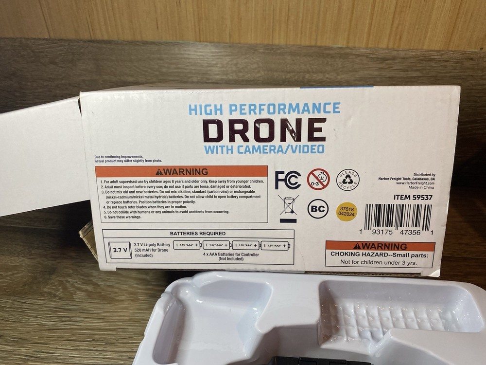 High Performance Drone with Camera/Video - Ages 8+ (59537)