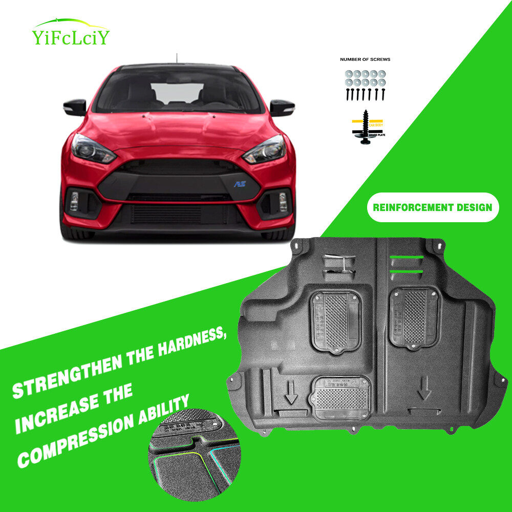 For 2016-2018 Ford Focus RS Under Engine Lower Cover Splash Shield Mud Guard