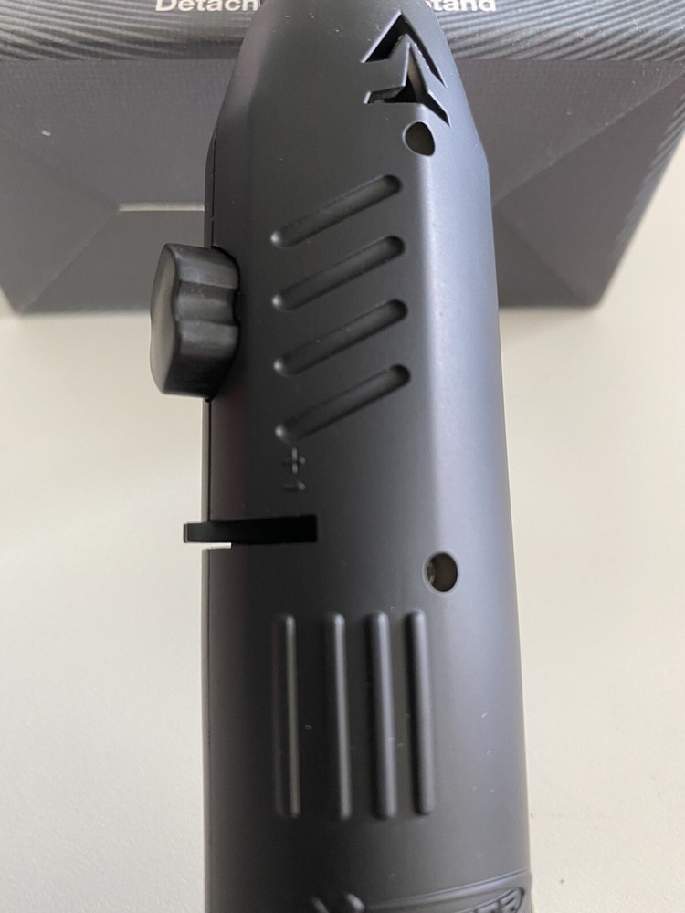 Vector EPEAK - Wind Resistant Single Jet Torch Lighter - Black 04 - New