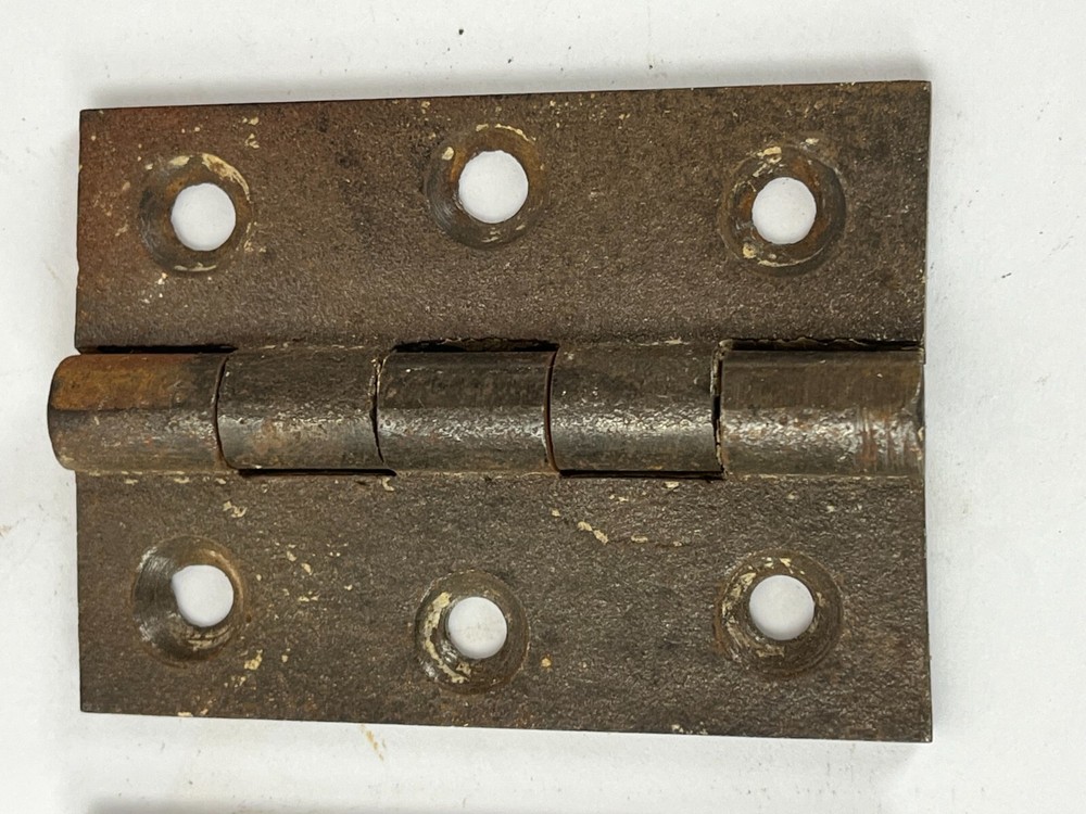 Set 2 Black Door window Shutter Hinges Right Left 2 x 3"