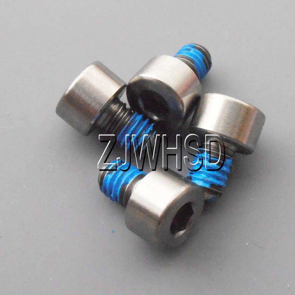4pcs M4 x 6 mm Ti Titanium Screw Bolt Allen Hex Socket Cap Head + Thread Locker