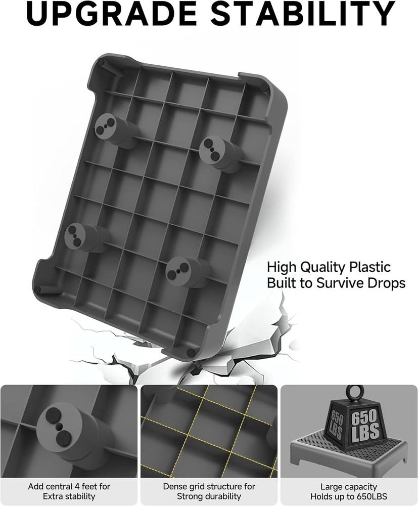Mobility Step Stool for Adults, Bed Step Stools, 680 LBS Capacity Safety Step