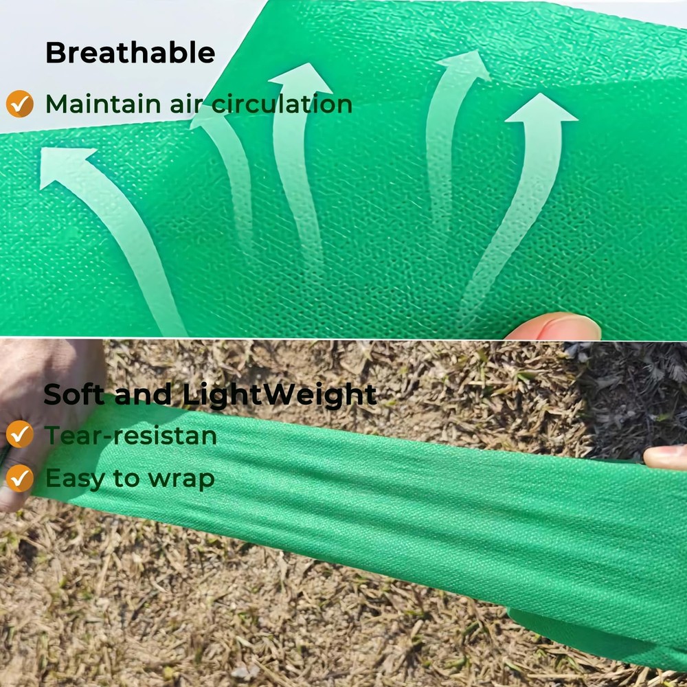 Yeeyeah 3”x 150’Tree bark Protector, Trunk Protector - 3" x 150', Green