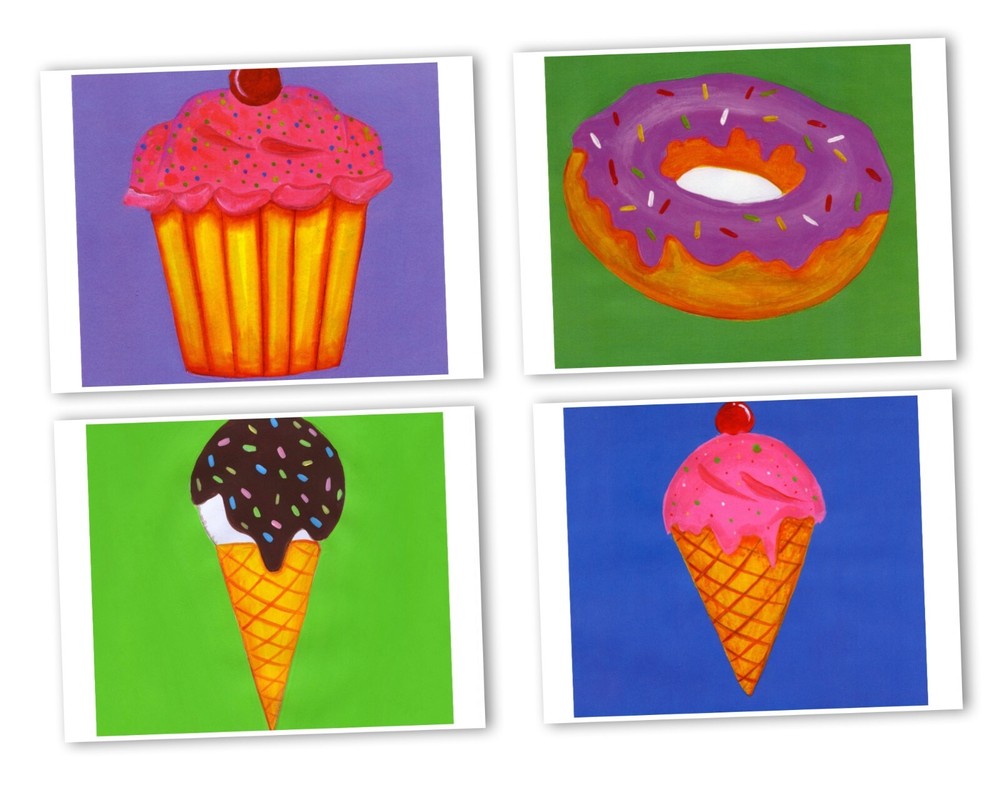 Coaster, Ice Cream Cone Green