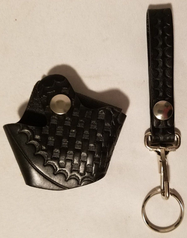 Handcuff Case. Key Loop. BOSTON LEATHER. Fast Shipping!