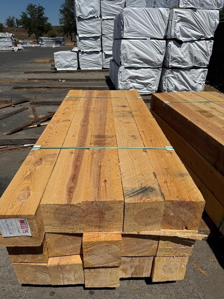 6x6 Western Cedar beams