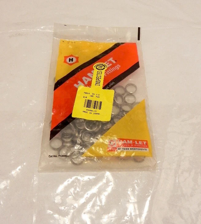 Ham-Let Back ferrule 760LB SS 1/2  (100)