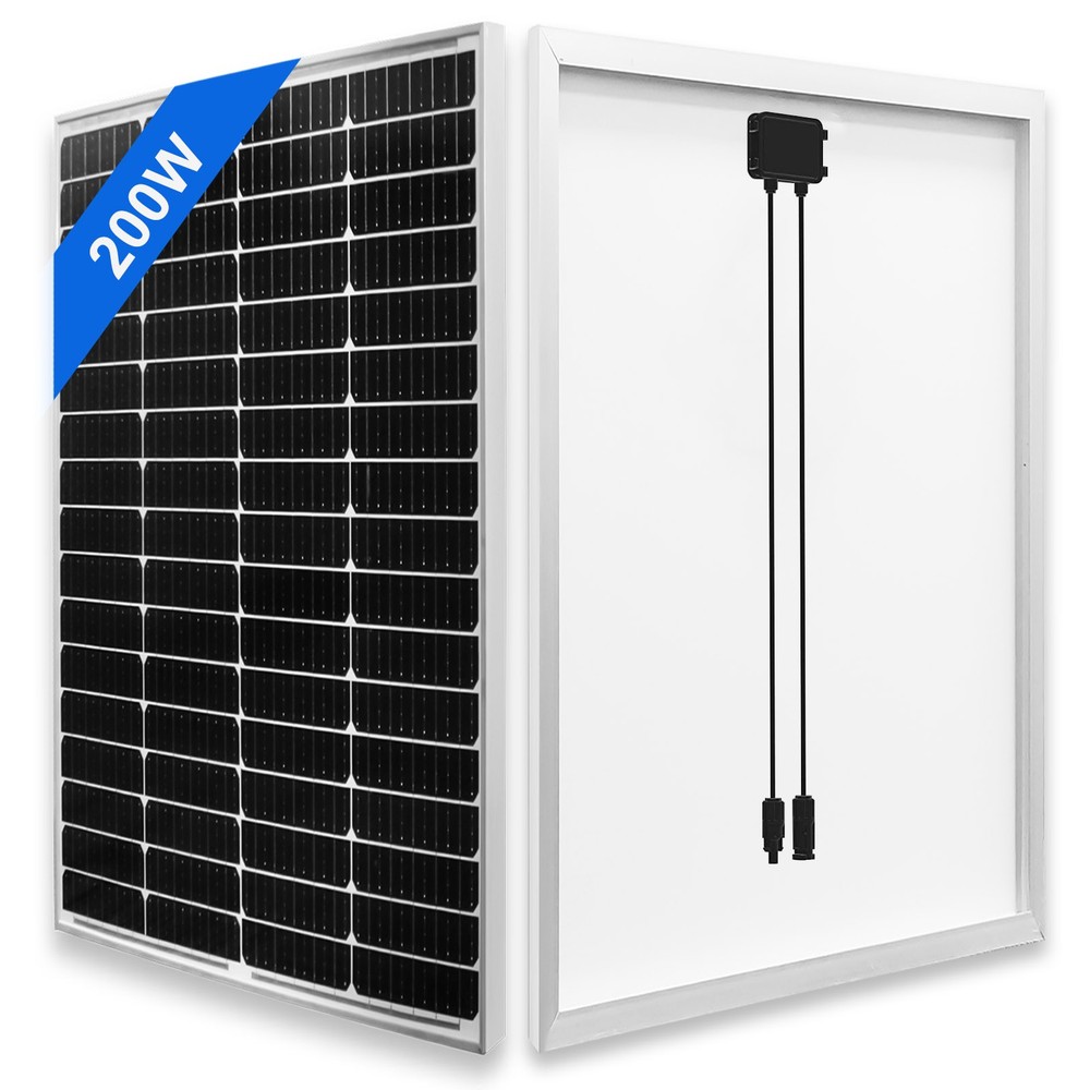 200W 12V Solar Panel High Efficiency Monocrystalline PV Module For RV Home Roof