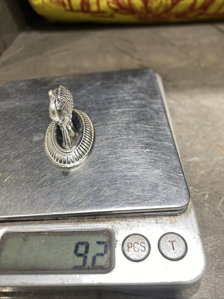 75% Purity Solid Silver Elephant 9 Gram New  For Gifting