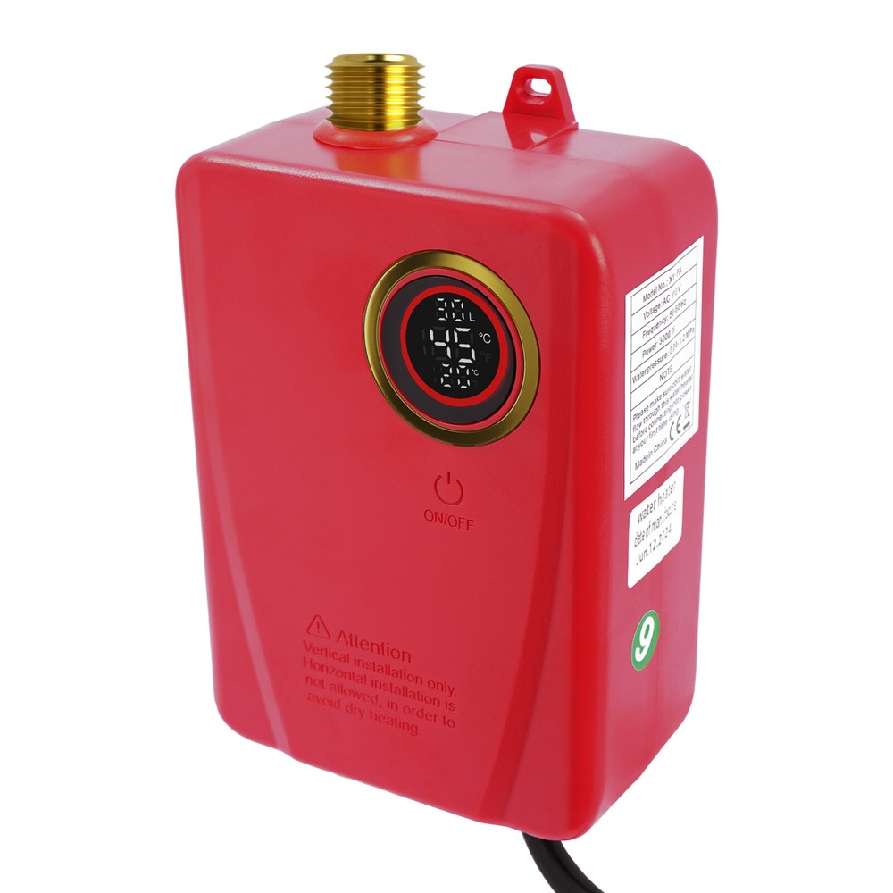 3000w Electric Water Heater Portable Instant Water Heater Under the Sink Basin