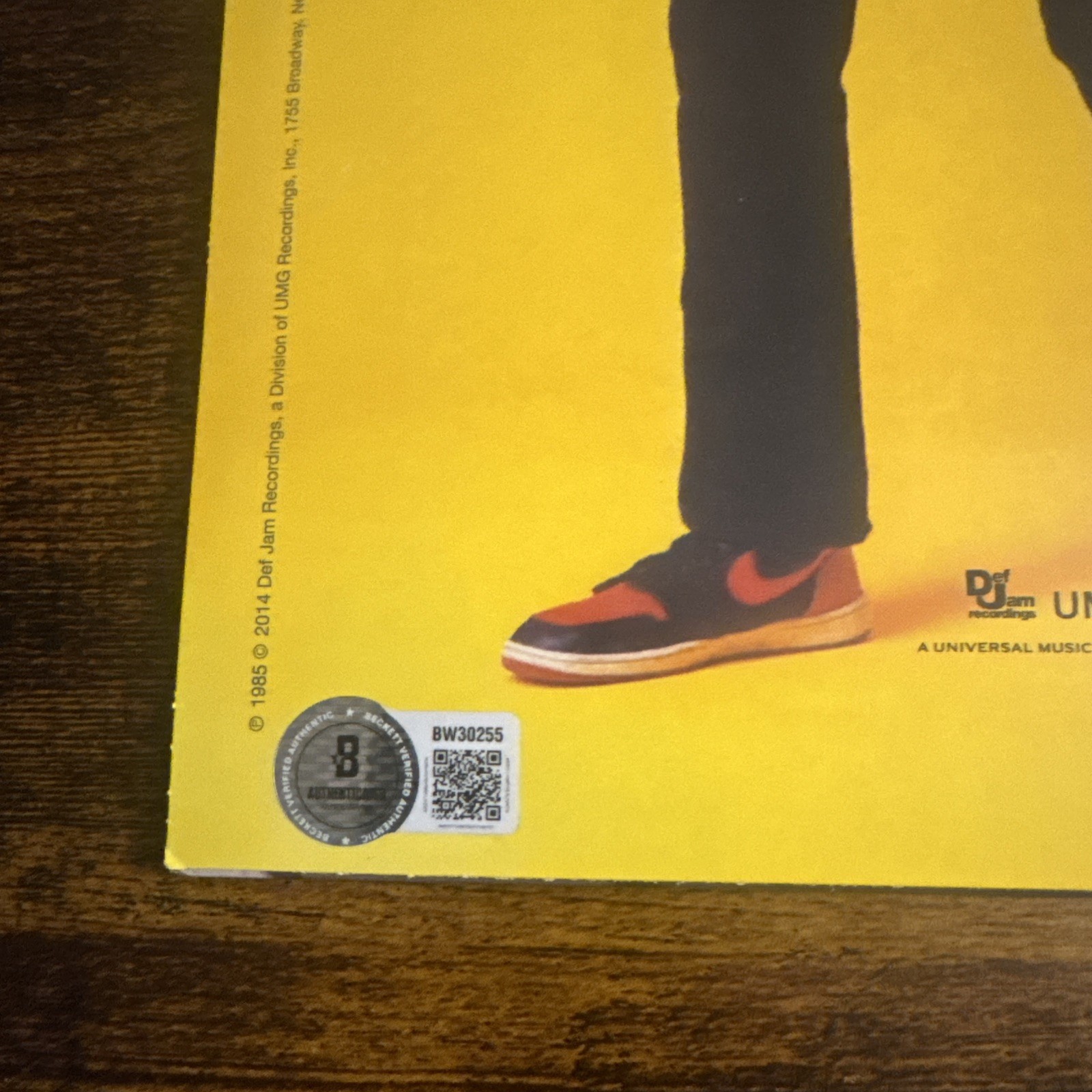 LL COOL J signed autographed Radio Album Vinyl LP Beckett Coa