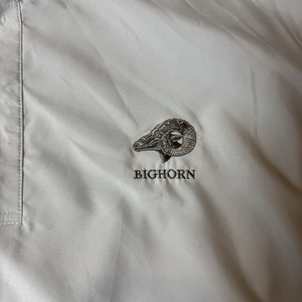 Zero Restriction Snap Pullover Golf Windbreaker Big Horn Light Gray Mens' Large