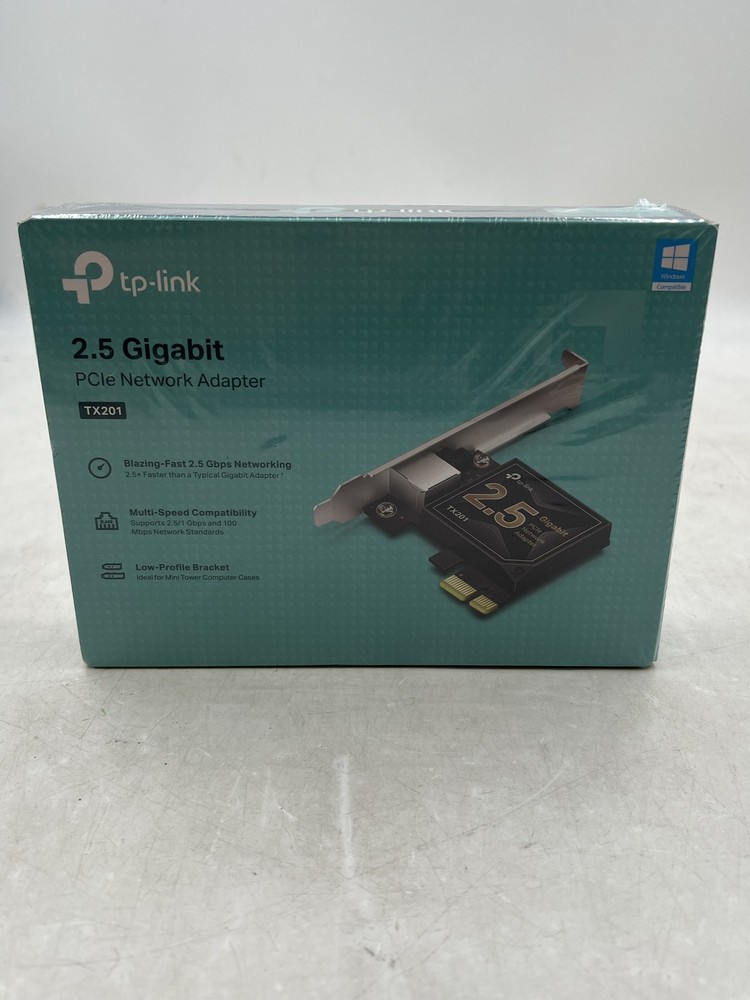 TP Link TX201 2.5Gbps PCIe Network Card Ethernet Adapter for Windows Linux