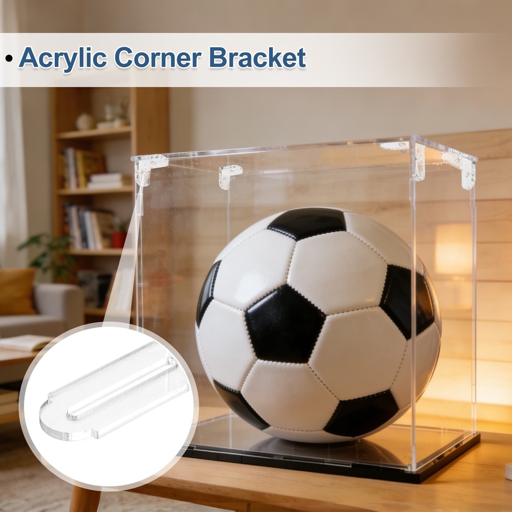 12Pcs Acrylic Corner Bracket, DIY L Angle Connector