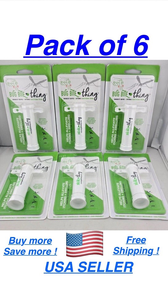 Bug Bite Thing Suction Tool ( 6 Pc ) made in Denmark