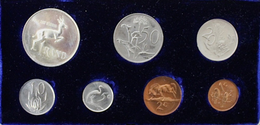 1966 SOUTH AFRICA PROOF SET - .3858 oz. SILVER