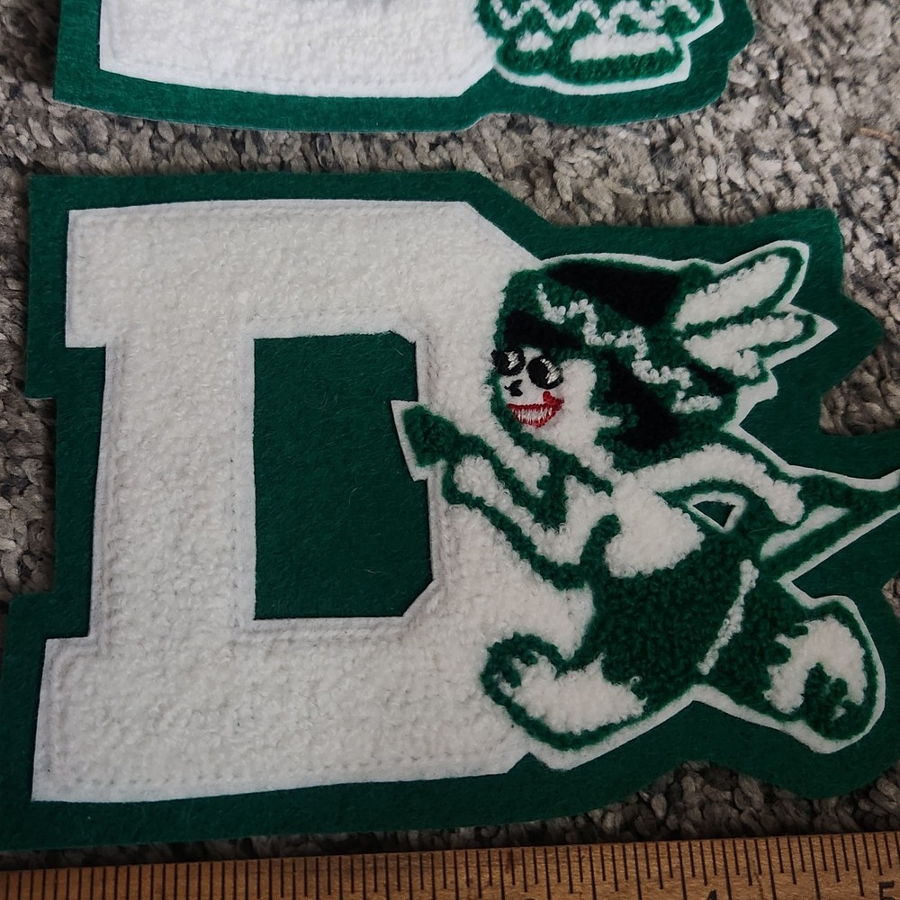 Varsity Patches D With Indian