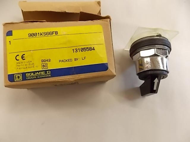 NOS Square D 9001KS66FB Rotary Selector Switch  R3