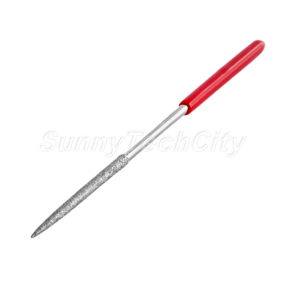 Mini Diamond Needle Files 3*140mm Round Needle File with Diamond Coating Kit