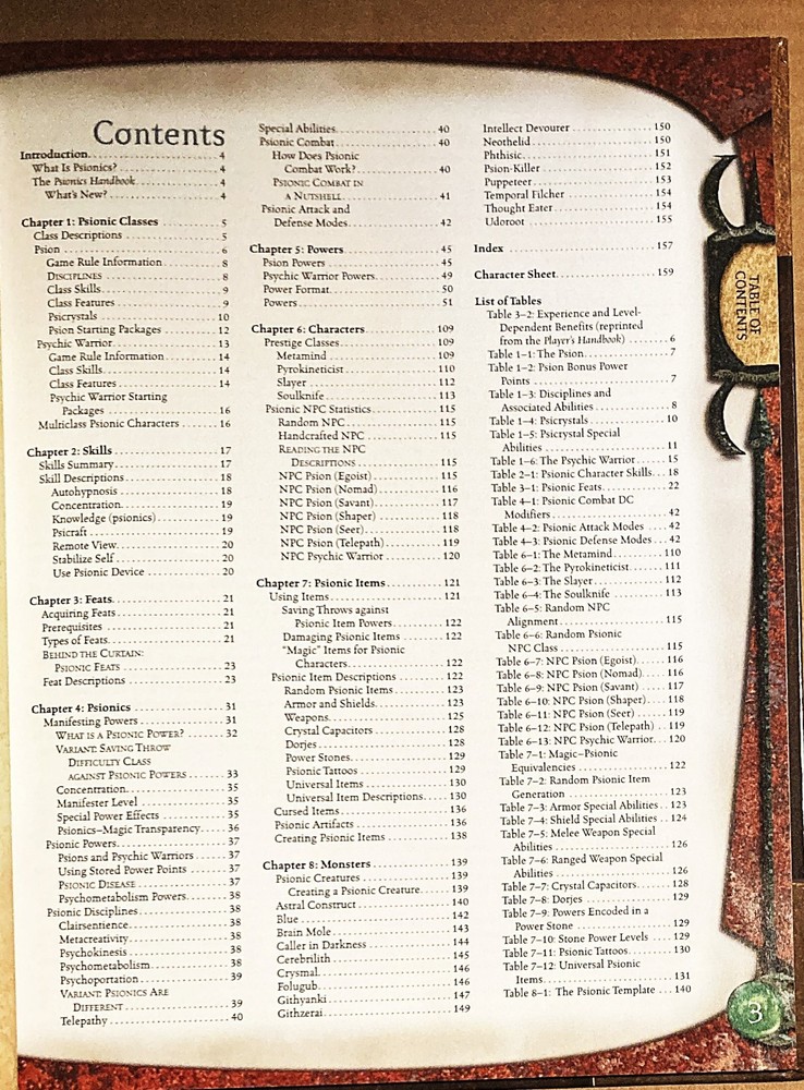 Dungeons & Dragons Psionics Handbook Hardcover